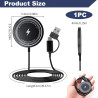 Chargeur Magnétique 15W, Chargeur à Induction sans Fil Rapide pour iPhone 17/16/15/14/13/12 Séries, Wireless Charger pour AirPod