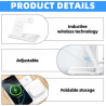 Station de Charge sans Fil 3 en 1 | Support Induction Pliable et Portable pour Phone 16 15 14 13 12, AppIe Watch Ultra 2/10/9-6 