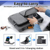 Station de Charge sans Fil 3 en 1 pour iPhone 15/14/13/12 Pro/Pro Max, pour Samsung Galaxy S24/S23/Z Flip/Z Fold, Chargeur à Ind