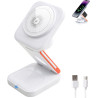 Chargeur 3 en 1 sans fil magnétique pliable 15w, station de recharge rapide pour phone 17/16/15/14/13/12, montre connectée ultra