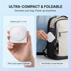 Chargeur 3 en 1 sans fil magnétique pliable 15w, station de recharge rapide pour phone 17/16/15/14/13/12, montre connectée ultra
