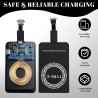 3 Stück Récepteur de Charge sans Fil,Récepteur Qi Type C pour Charge sans Fil 5V 1000mA,Récepteur de Charge de Type C Fin et Eff