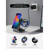 Station de Charge 3-en-1 Magnétique avec Refroidissement Actif, Chargeur sans Fil pour Galaxy S26 Ultra, Watch 8, Pliable Charge
