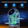 Station de Charge à Induction 3-en-1 QI2, Charge sans Fil, Prend en Charge la Charge Rapide, Support de téléphone Compatible ave