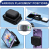 Chargeur Induction for iPhone 3 en 1 Pliable Station de Charge Rapide 15W Chargeur Portable Pliable pour Apple Watch 10 9 8 Ultr