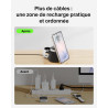 Belkin Ultracharge Station De Charge 3-en-1 avec USB-C pour Montre Connectée (Chargeur Exclu), Chargeur Magnétique Qi2.2 25 W po