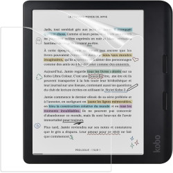 Caweet Protecteur d'écran pour Kobo Libra Couleur 2024/Kobo Libra 2 2021, Feuille protectrice mate anti-réflexion en PET Premium