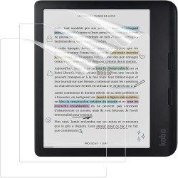 Caweet Protecteur d'écran pour Kobo Libra Couleur 2024/Kobo Libra 2 2021, Feuille protectrice mate anti-réflexion en PET Premium