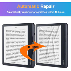 Caweet Protecteur d'écran pour Kobo Libra Couleur 2024/Kobo Libra 2 2021, Feuille protectrice mate anti-réflexion en PET Premium