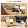 Chargeur à Induction pour Samsung, Station de Charge 3 en 1 pour Samsung S26 Ultra/S26/S25 Ultra/S23/Z Flod 7/Z Flip 7,Chargeur 