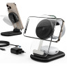 Station de Chargement inductive, Station de Chargement 3 en 1 Compatible avec iPhone 17e,17 16 15 14 13 Pro Max/Air/Plus/Pro, po