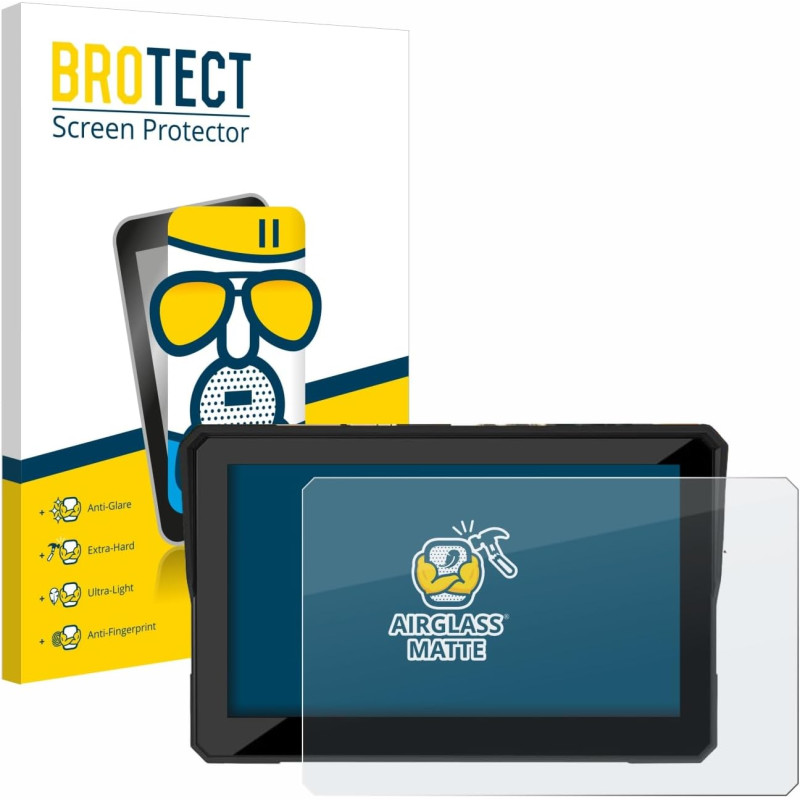 brotect Anti-Reflet Protection d'Écran Verre Mat pour Carpuride W502 /W502H / W502BS / W502B Pro 5" - Film Protecteur Vitre 9H