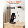 SwanScout Chargeur Induction pour Huawei, Station de Charge 3 en 1 pour P80/P70/P60/P50/Mate 80, Chargeur sans Fil pour Huawei W