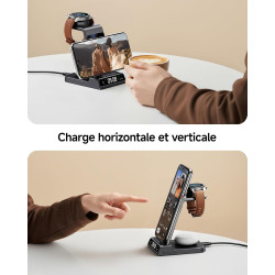 SwanScout Chargeur Induction pour Huawei, Station de Charge 3 en 1 pour P80/P70/P60/P50/Mate 80, Chargeur sans Fil pour Huawei W