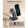 SwanScout Chargeur Induction pour Huawei, Station de Charge 3 en 1 pour P80/P70/P60/P50/Mate 80, Chargeur sans Fil pour Huawei W