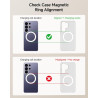 SwanScout Chargeur Magnétique Double pour Samsung Galaxy S26 Ultra/S26+/S26/S25/Z Fold/Z Flip/S24/S23 Séries (Étui Magnétique Re