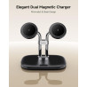 SwanScout Chargeur Magnétique Double pour Samsung Galaxy S26 Ultra/S26+/S26/S25/Z Fold/Z Flip/S24/S23 Séries (Étui Magnétique Re