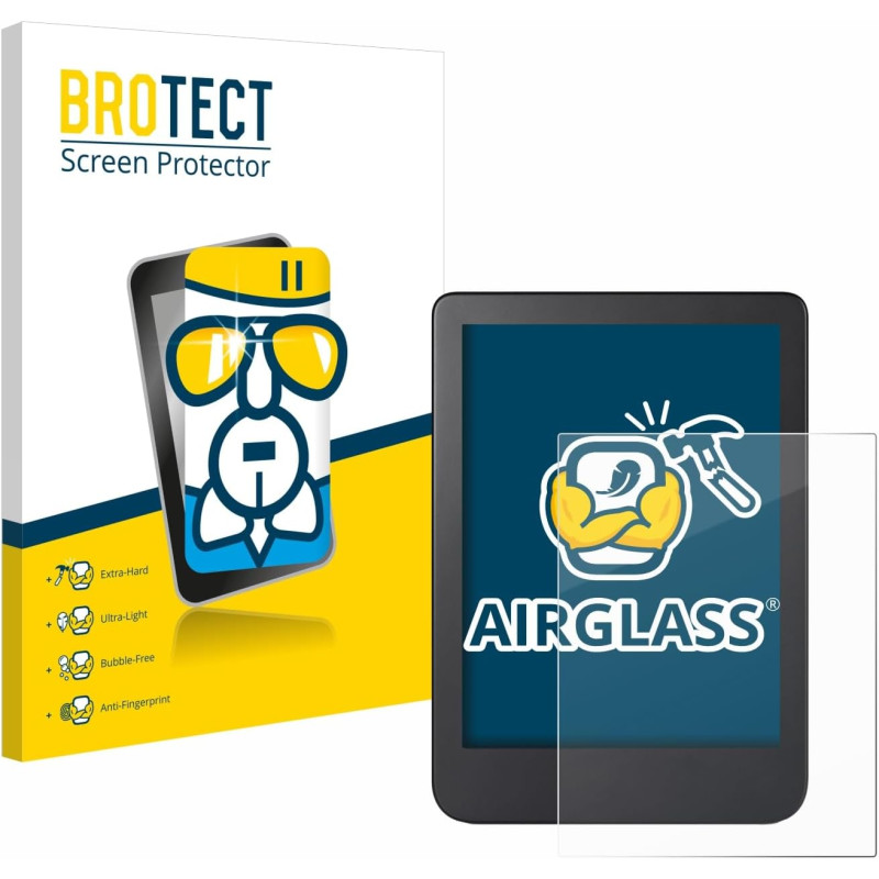 brotect Protection Écran Verre pour Kobo Clara 2E Film Protecteur Vitre 9H [Anti-Rayures, Transparent]