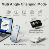 15W Chargeur Induction sans Fil Charge Rapide, Chargeur sans Fil avec Adaptateur USB C, pour iPhone 17/16/15/14/13/Pro Max, Goog