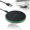 35W Chargeur Induction sans Fil Rapide, Chargeur Induction Universel pour Smartphone, Chargeur a Induction Compatible Android, B
