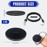35W Chargeur Induction sans Fil Rapide, Chargeur Induction Universel pour Smartphone, Chargeur a Induction Compatible Android, B