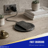 35W Chargeur Induction sans Fil Rapide, Chargeur Induction Universel pour Smartphone, Chargeur a Induction Compatible Android, B