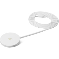 Amazon Basics Chargeur Sans Fil 25W Certifié Qi2.2, Compatible MagSafe Pour iPhone 17/16/15/14/13/12, Compatible Magnétique pour