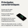 Amazon Basics Chargeur Sans Fil 25W Certifié Qi2.2, Compatible MagSafe Pour iPhone 17/16/15/14/13/12, Compatible Magnétique pour