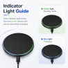 Chargeur Induction 15W Rapide, Chargeur sans Fil pour Samsung Galaxy S26/S25/S24, Wireless Charger pour iPhone 17/16/15, pour Go