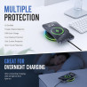 Chargeur Induction 15W Rapide, Chargeur sans Fil pour Samsung Galaxy S26/S25/S24, Wireless Charger pour iPhone 17/16/15, pour Go