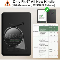MoKo Lot de 2 Films de Protection Écran Anti Lumière Bleue pour Kindle 6" 11e Génération 2024/2022, Kobo Clara et Kobo Nia, Film