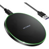 Chargeur sans Fil Rapide Qi 35W Ultra Fin, Pad de Recharge à Induction Compatible avec i Phone 16/15/14/13/12/11 Pro Max Plus, A