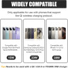 Chargeur sans Fil Rapide Qi 35W Ultra Fin, Pad de Recharge à Induction Compatible avec i Phone 16/15/14/13/12/11 Pro Max Plus, A