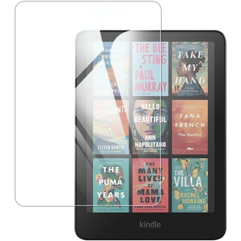 Kepuch paquet de 2 verre trempé protecteur d'écran pour kindle colorsoft/kids 2025/signature edition 1st 2024 2025, paperblanc 1