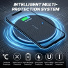 Chargeur sans Fil 15W Rapide – Pad Induction Ultra Fin – Compatible pour Phone 17/16/15/14/13/12, pour Sung Galaxy S25/S24/S23, 