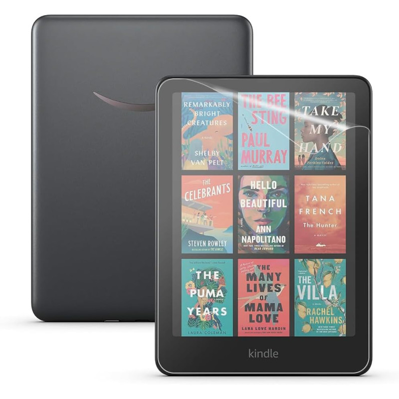 Youngme Lot de 5 films de protection d'écran mats anti-reflets pour Kindle Colorsoft 1^e^ génération 2024 7", couverture complèt