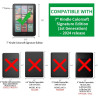 Youngme Lot de 5 films de protection d'écran mats anti-reflets pour Kindle Colorsoft 1^e^ génération 2024 7", couverture complèt