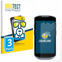 brotect Protection Écran Verre pour Zebra TC57/ TC57x/ TC56/ TC52/ TC52-HC/ TC52ax/ TC52ax-HC (3 Pièces) Vitre [Anti-Rayures, Tr