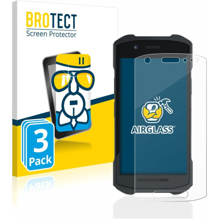 brotect Protection Écran Verre pour Zebra TC21/ TC26 (3 Pièces) Film Protecteur Vitre 9H [Anti-Rayures, Transparent]