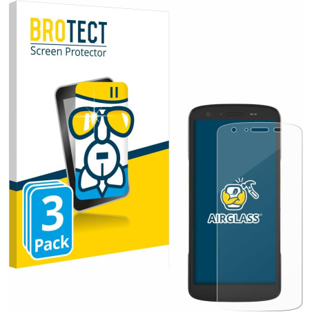 brotect Protection Écran Verre pour Zebra TC22 / TC27 (3 Pièces) Film Protecteur Vitre 9H [Anti-Rayures, Transparent]