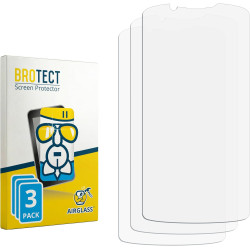 brotect Protection Écran Verre pour Zebra TC53e (3 Pièces) Film Protecteur Vitre 9H [Anti-Rayures, Transparent]