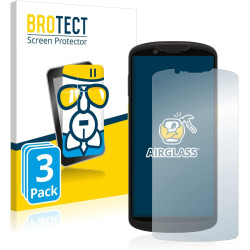 brotect Protection Écran Verre pour Zebra TC58/ TC53 (3 Pièces) Film Protecteur Vitre 9H [Anti-Rayures, Transparent]