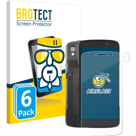 brotect Protection Écran Verre pour Zebra TC22 (Avant+Caméra) (6 Pièces) Film Protecteur Vitre 9H [Anti-Rayures, Transparent]