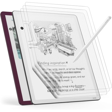 MoKo lot de 3 films de protection effet papier pour Kindle Scribe 11" Colorsoft, 3e gén. 2025, idéal pour écrire, dessiner et pr