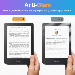 Caweet Protège-Écran pour Kobo Clara Colour | BW | 2E de 6 pouces, Film de Protection Mat Anti-Réflexion Premium PET à Couvertur