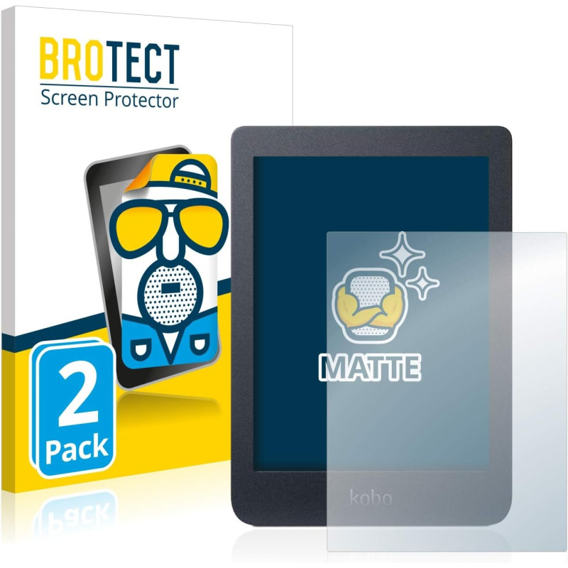 brotect Protection Ecran Anti-Reflet pour Kobo Nia (2 Pièces) - Film Mat