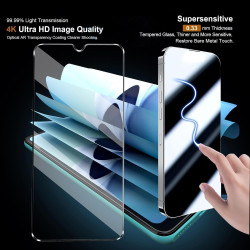 2pcs verre trempé anti casse protection compatible with noirview rock 3 film protection écran protection et protège écran antich