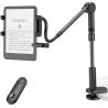 Plusacc télécommande tourner pour kindle – support à col de cygne pour tablette pour lire des livres électroniques, accessoire p