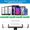 Plusacc télécommande tourner pour kindle – support à col de cygne pour tablette pour lire des livres électroniques, accessoire p