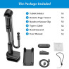 Plusacc télécommande tourner pour kindle – support à col de cygne pour tablette pour lire des livres électroniques, accessoire p